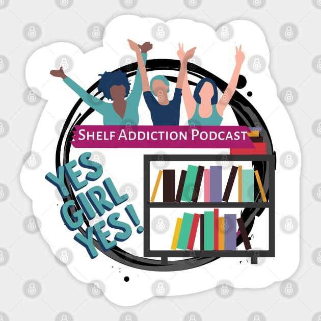 Book Divas Sticker by Shelf Addiction